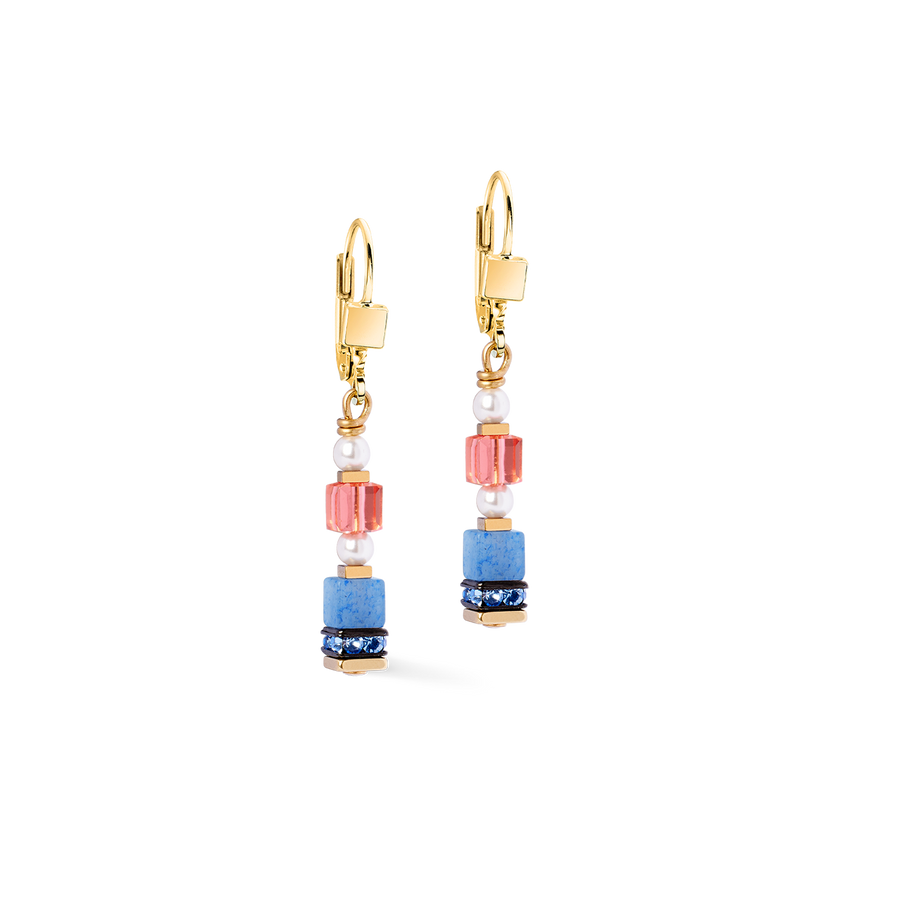 Earrings Sparkling Princess Spikes gold-multicolour