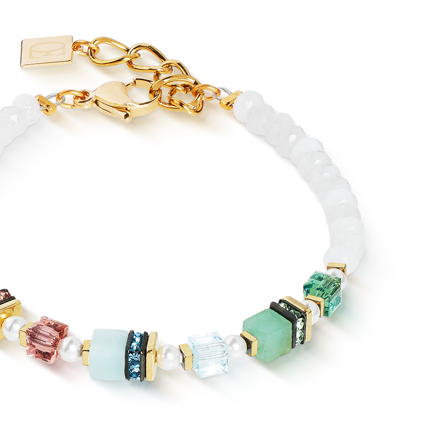 Bracelet Sparkling Princess Spikes gold-Art Nouveau