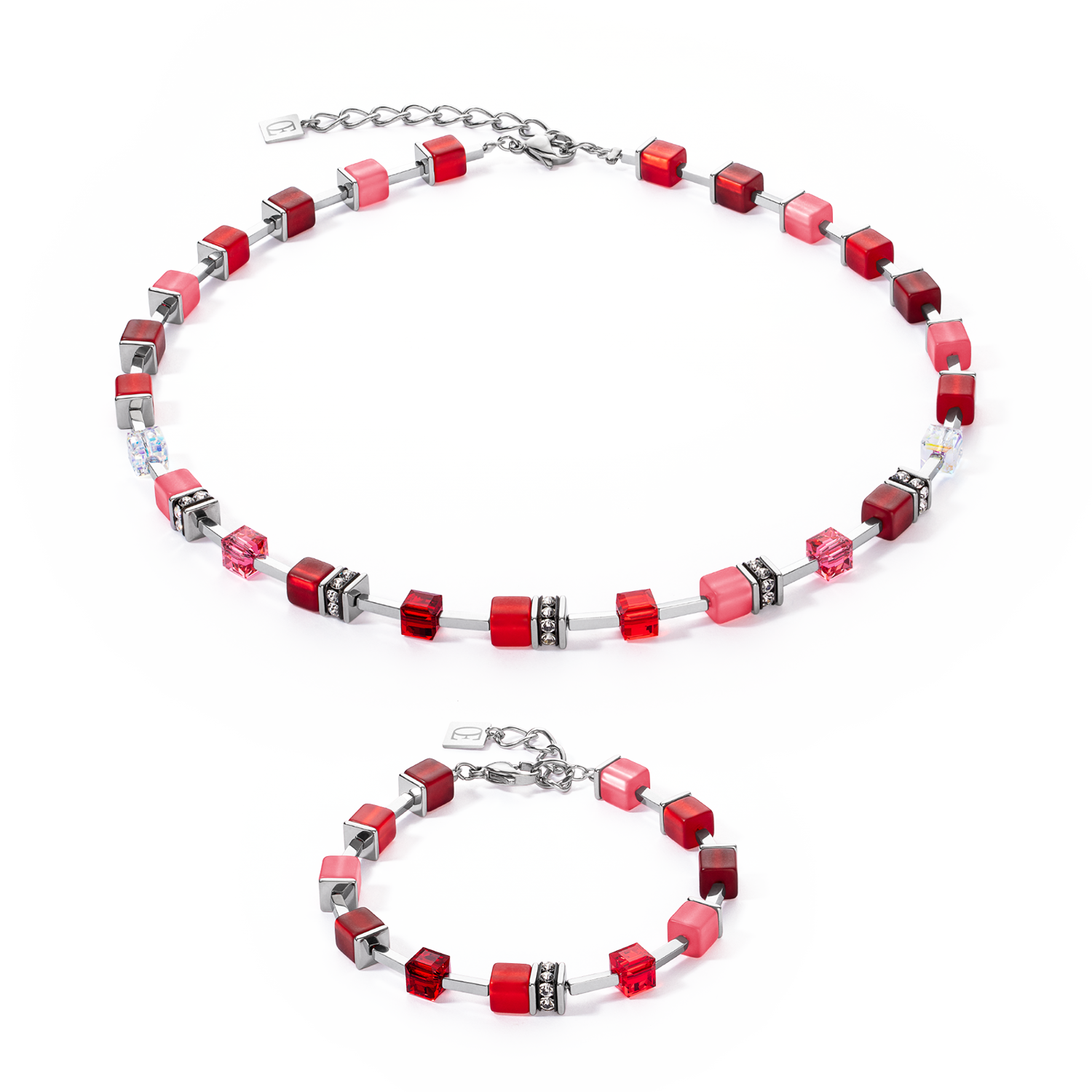 GeoCUBE® Iconic Pure Necklace Red