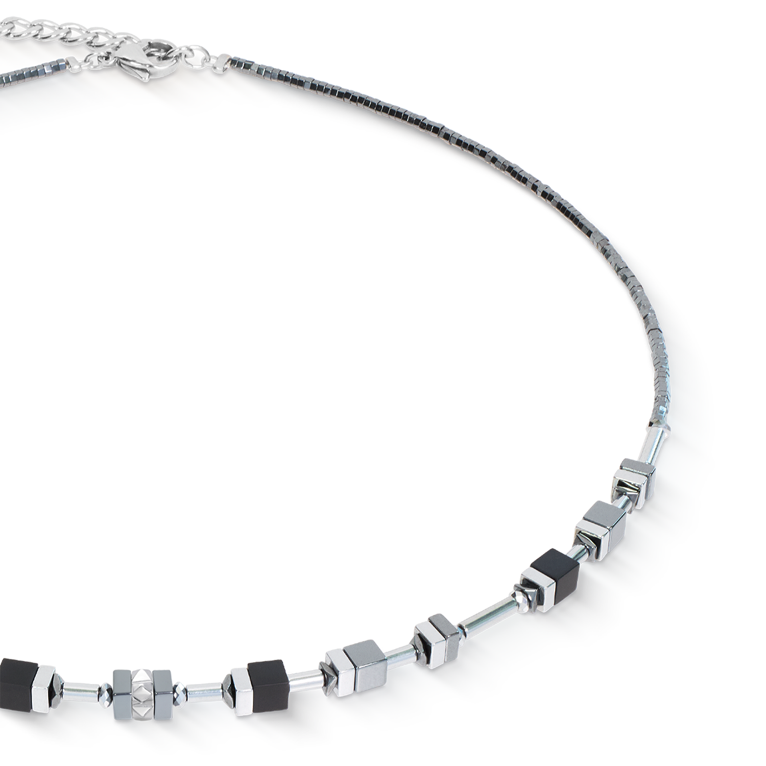 Cube Eclipse Necklace Onyx