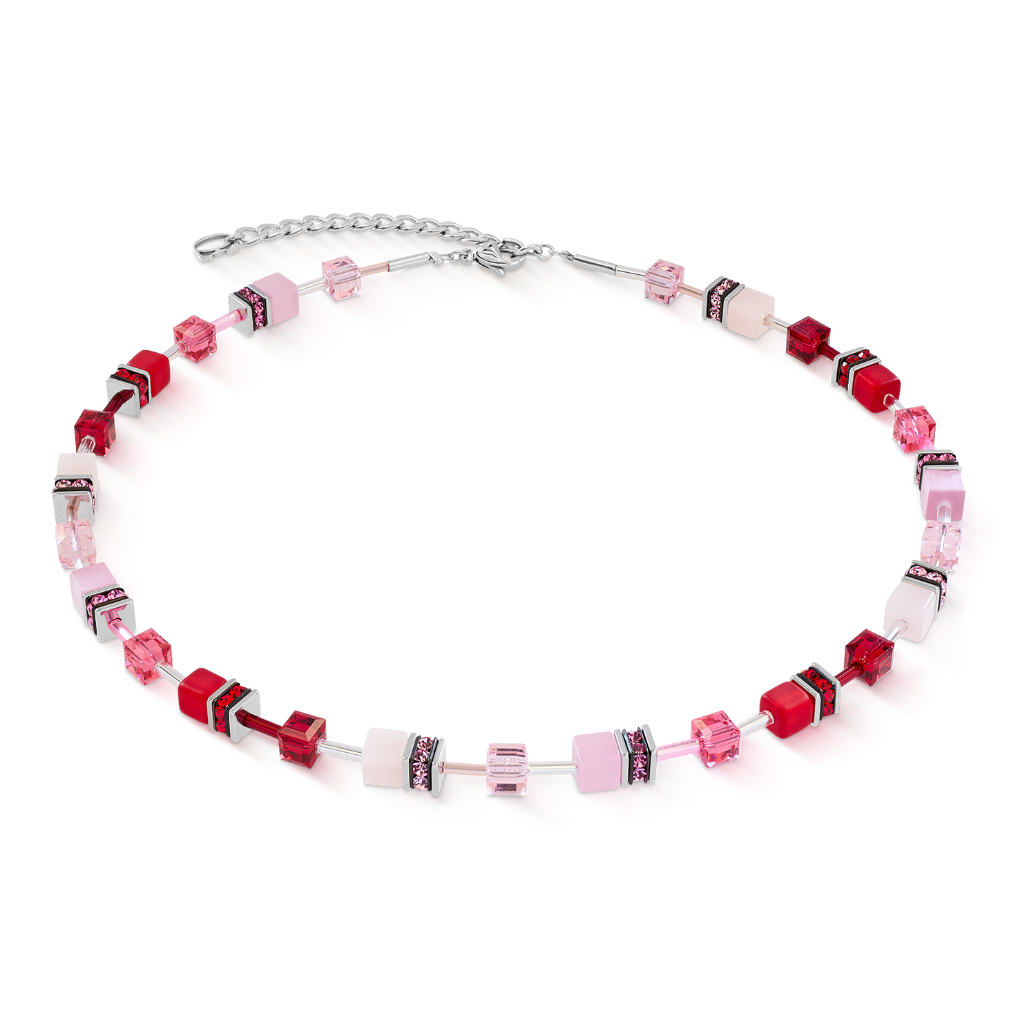 GeoCUBE® Iconic necklace rosé blush