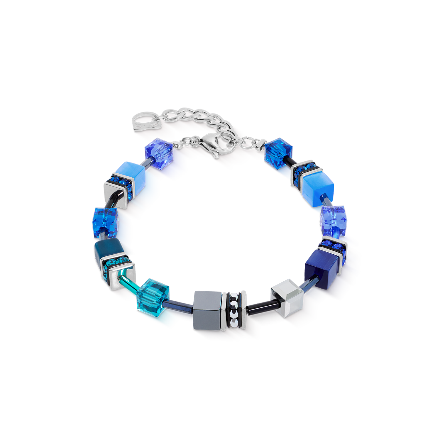 GeoCUBE® Iconic Bracelet Azure Spirit Silver