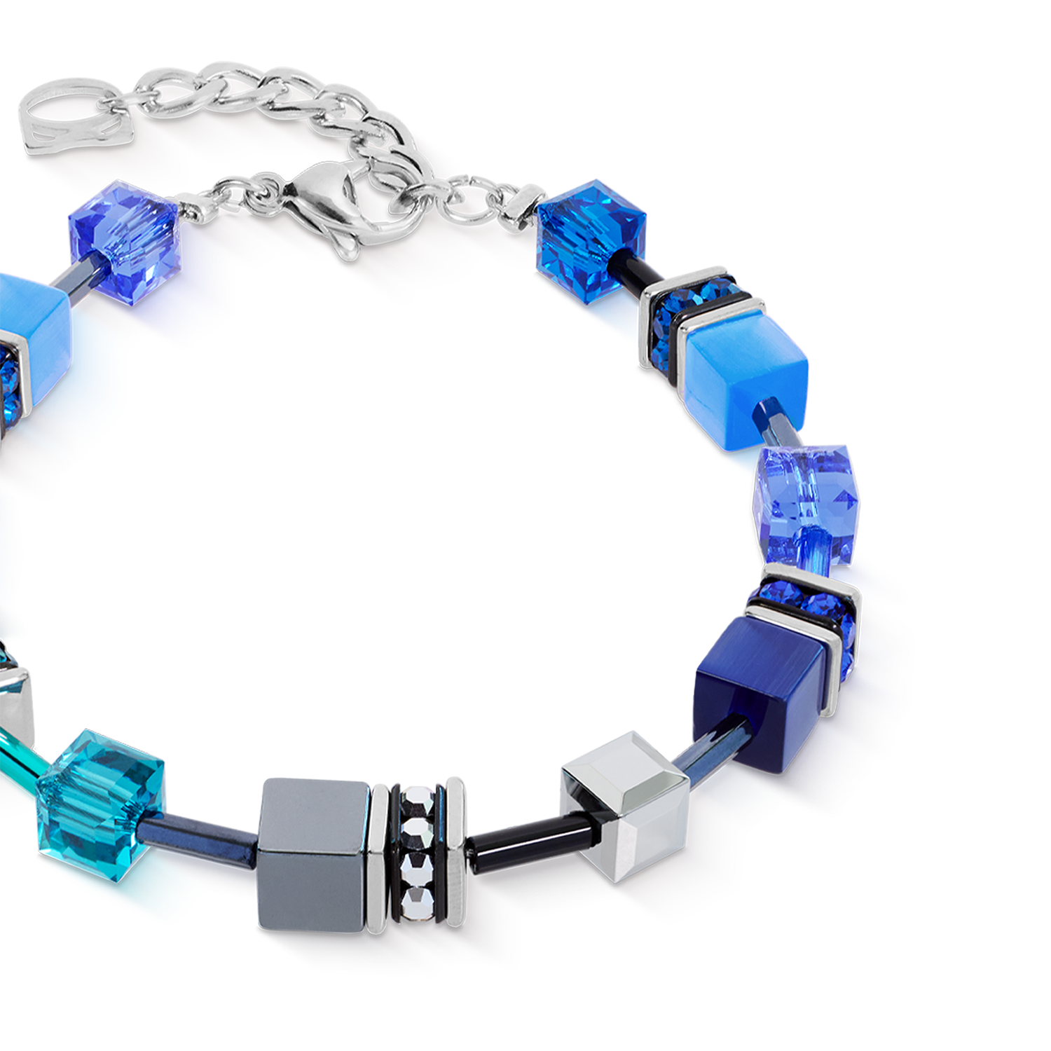 GeoCUBE® Iconic Bracelet Azure Spirit Silver