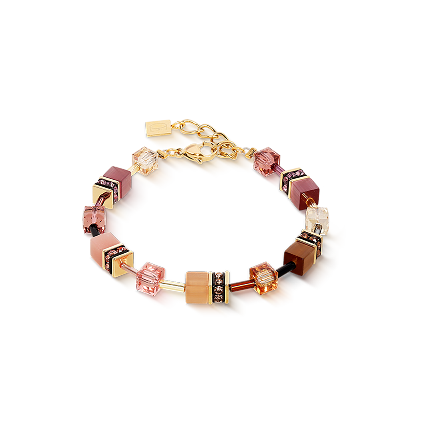 GeoCUBE® Iconic bracelet gold Blush