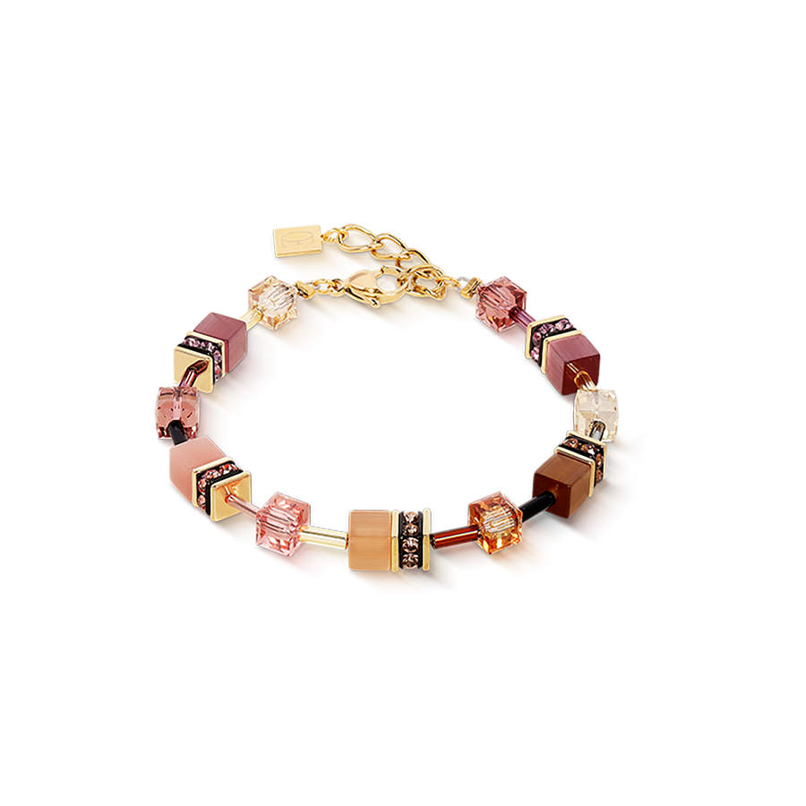 GeoCUBE® Iconic bracelet gold Blush
