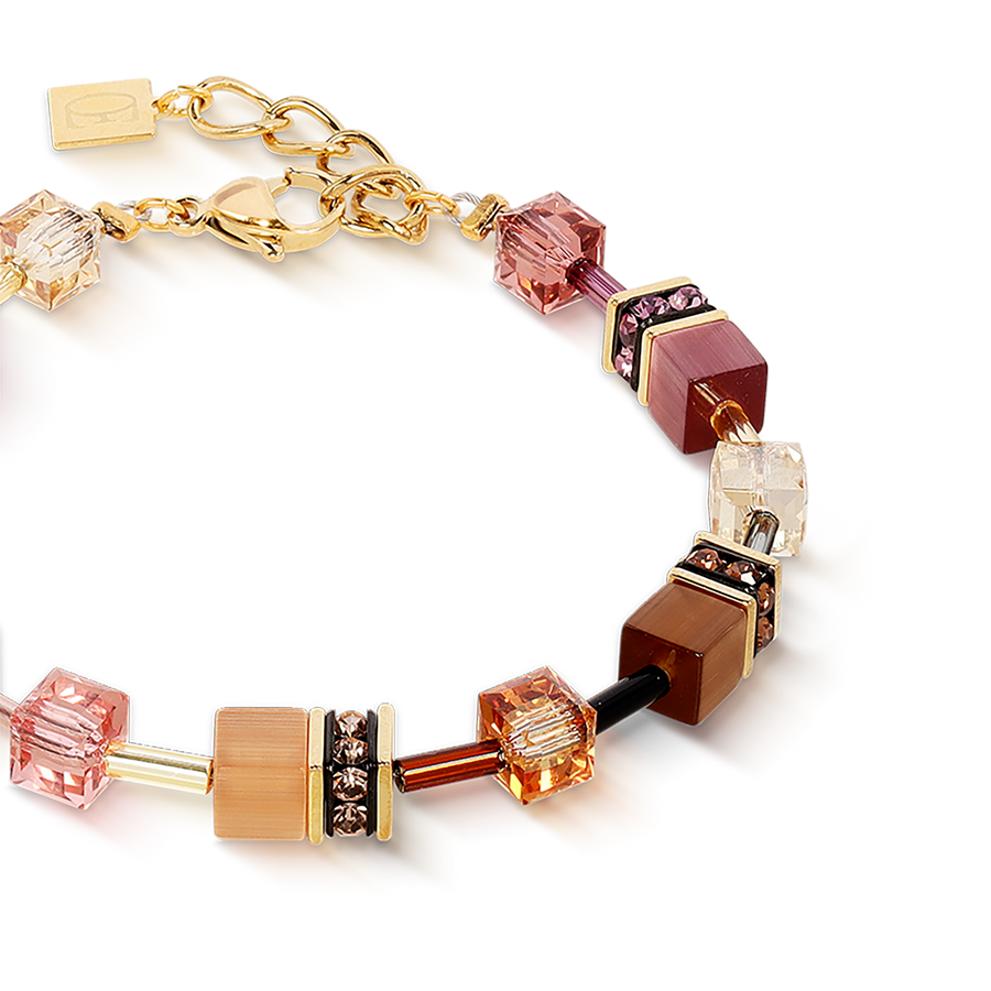 GeoCUBE® Iconic bracelet gold Blush