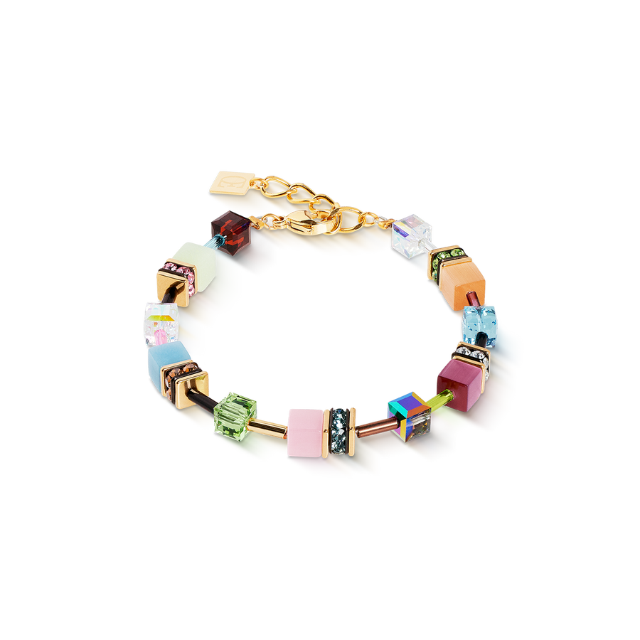 GeoCUBE® Iconic bracelet Art Nouveau gold