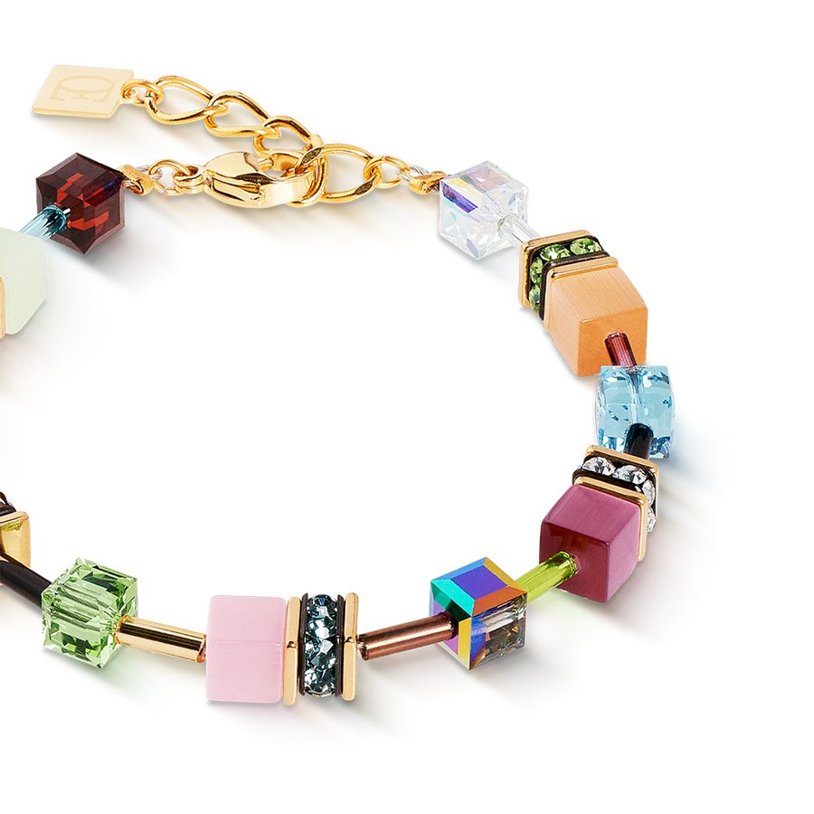 GeoCUBE® Iconic bracelet Art Nouveau gold