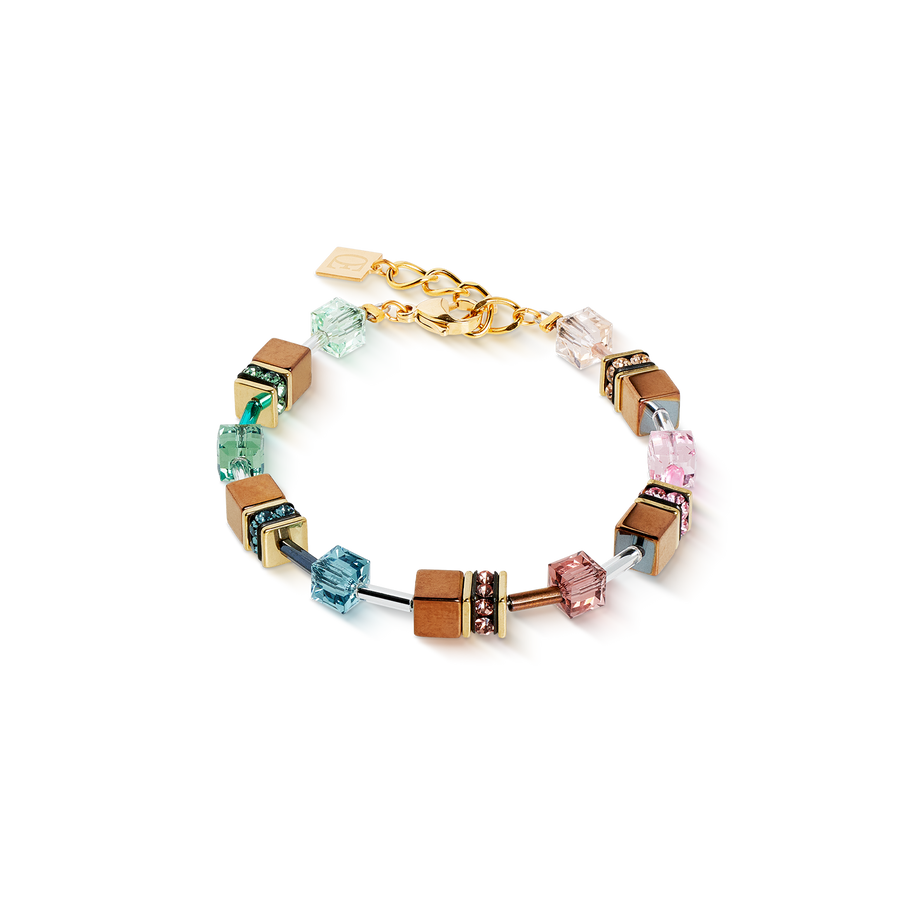 GeoCUBE® Iconic Metallic bracelet Art Nouveau gold