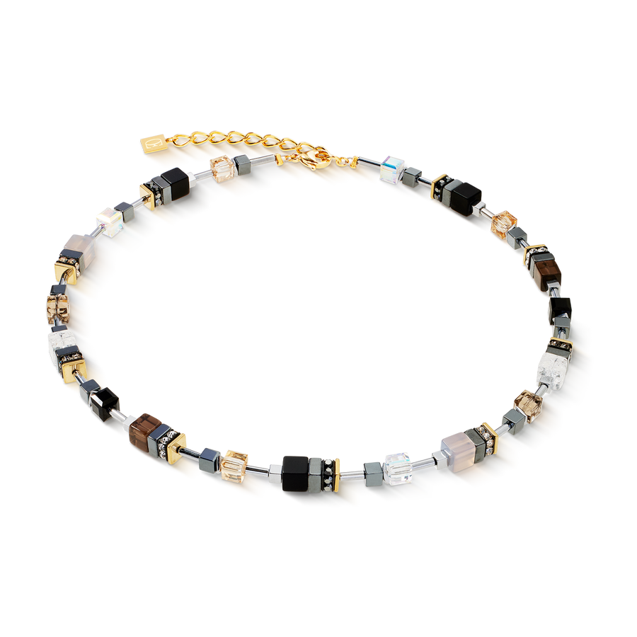 GeoCUBE® Precious Motion necklace Stone Whisper gold