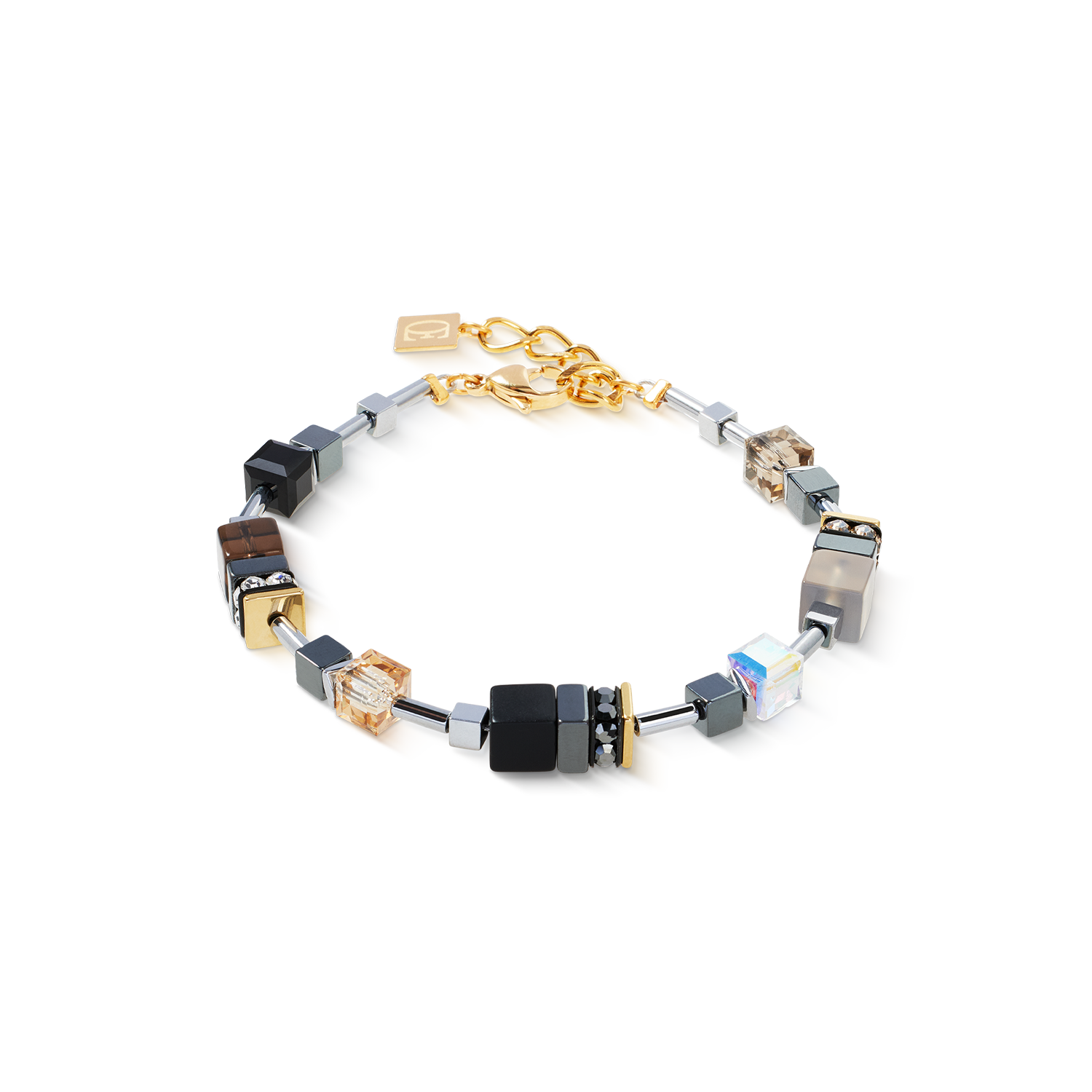 GeoCUBE® Precious Motion bracelet Stone Whisper gold