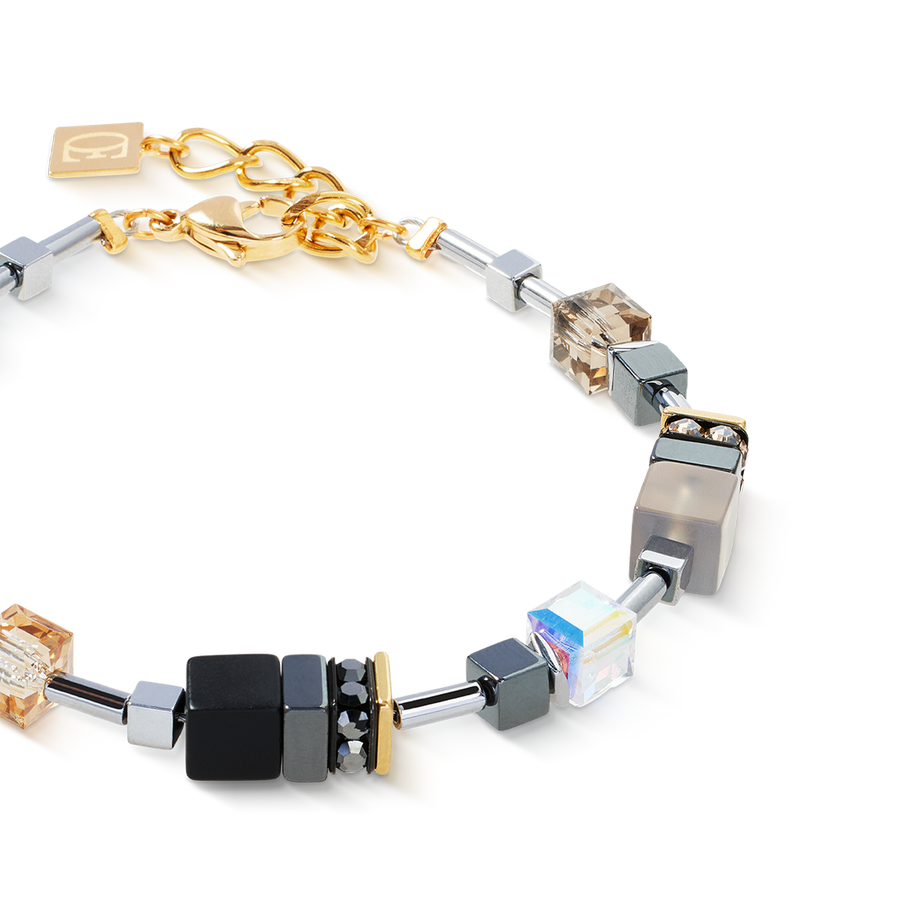 GeoCUBE® Precious Motion bracelet Stone Whisper gold