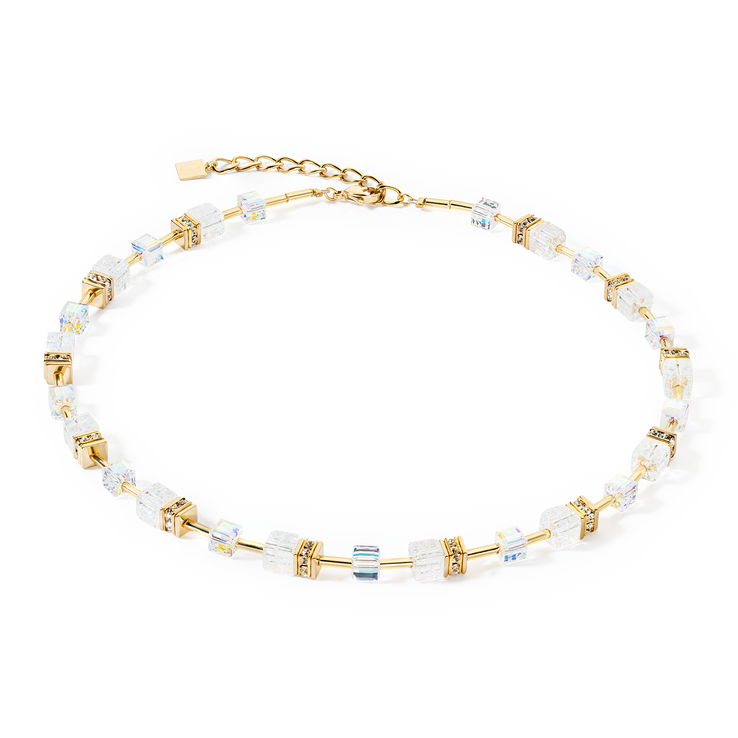 GeoCUBE® Iconic Nature necklace gold