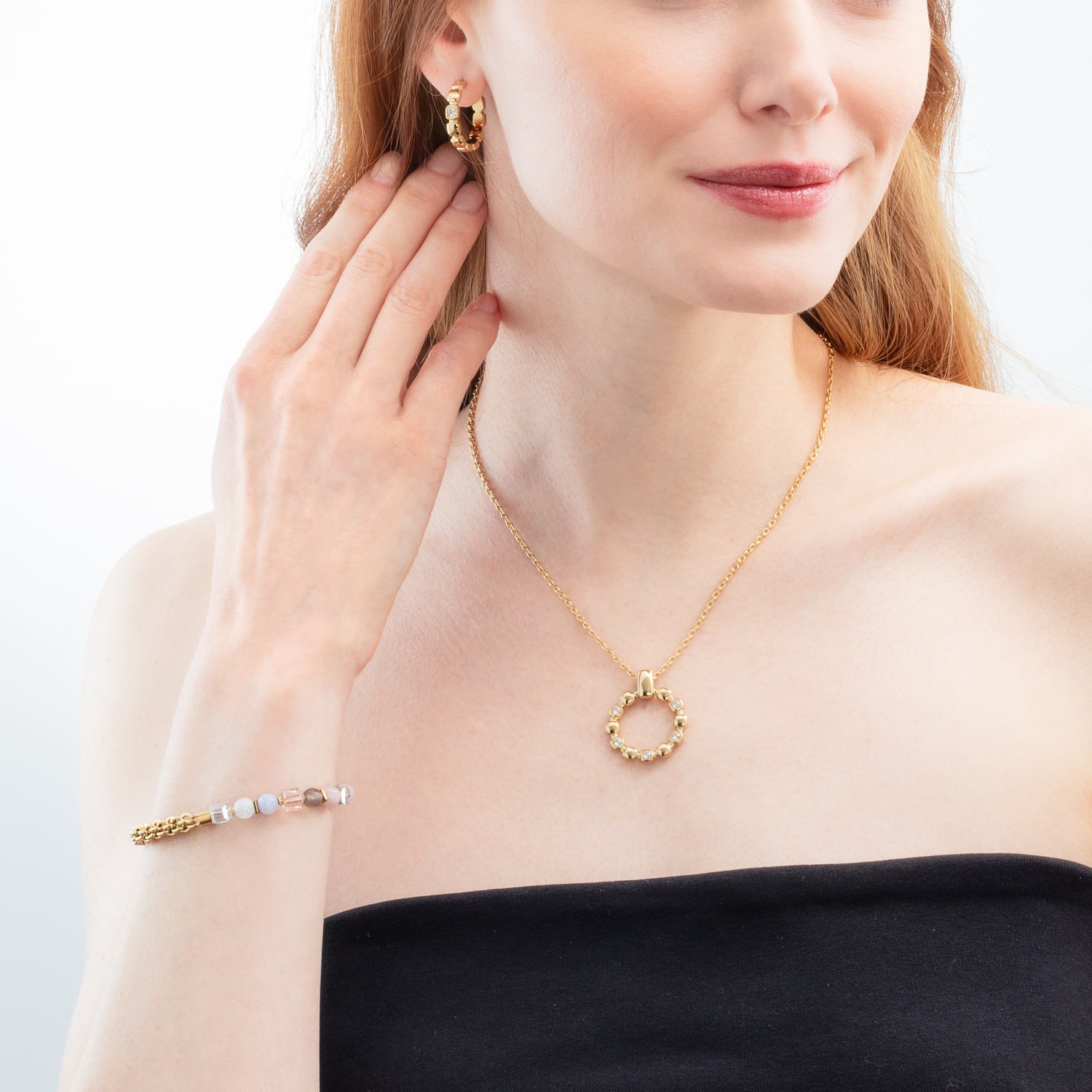 Bracelet Cube Nexus gold-pastel