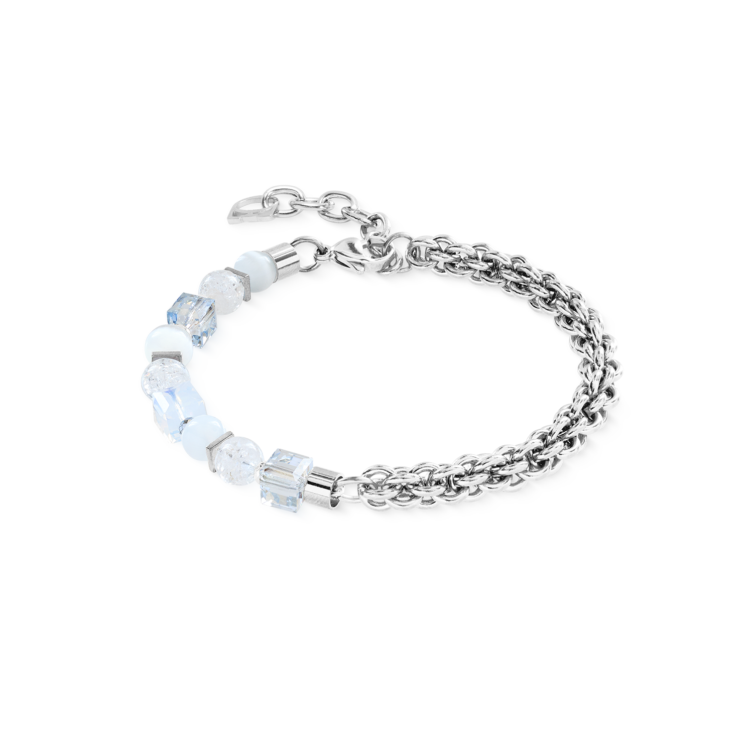 Bracelet Cube Nexus silver-white