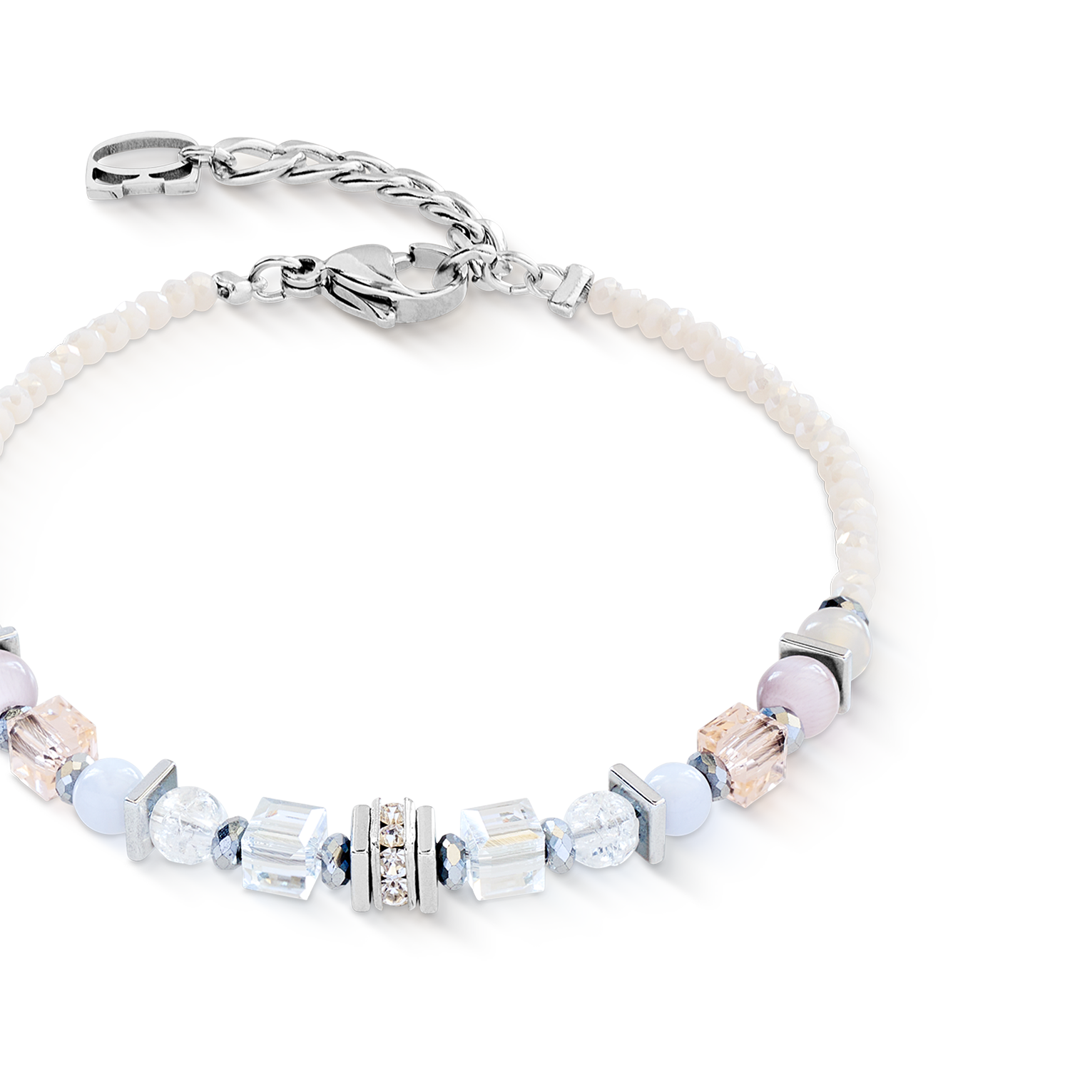 Bracelet Shape Mix Nexus silver-pastel