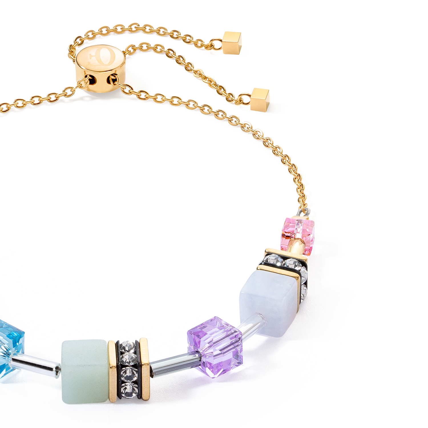 GeoCUBE® Iconic Nature Chain bracelet pastel