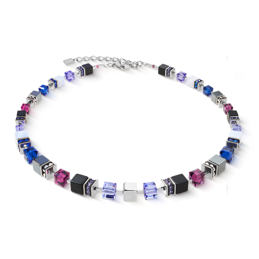 GeoCUBE® Precious Statement necklace Blue Moon
