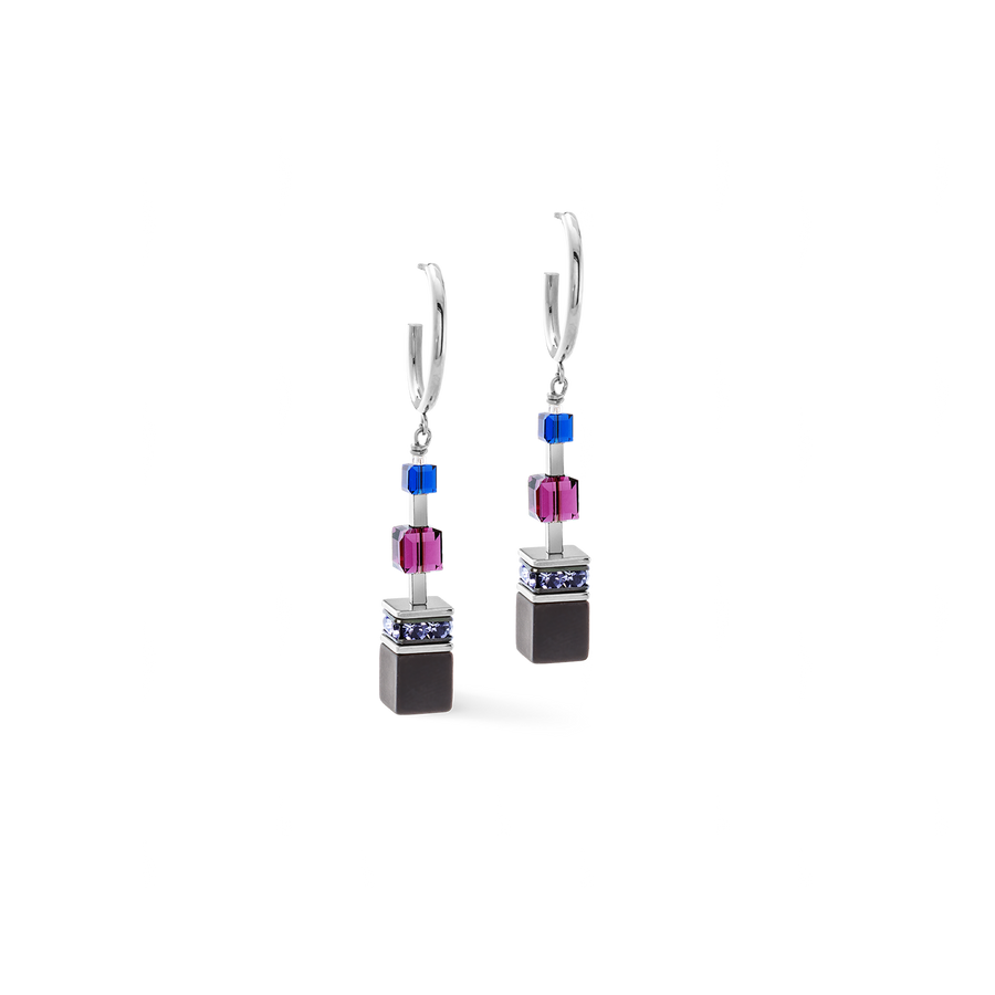 GeoCUBE® Precious Statement earring Blue Moon