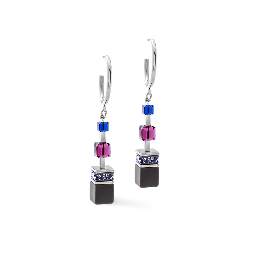 GeoCUBE® Precious Statement earring Blue Moon