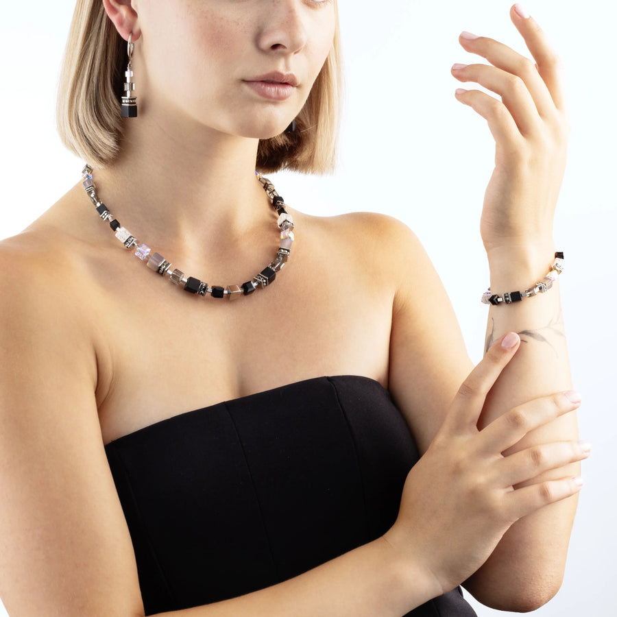 GeoCUBE® Precious Statement bracelet Crystal Shadow