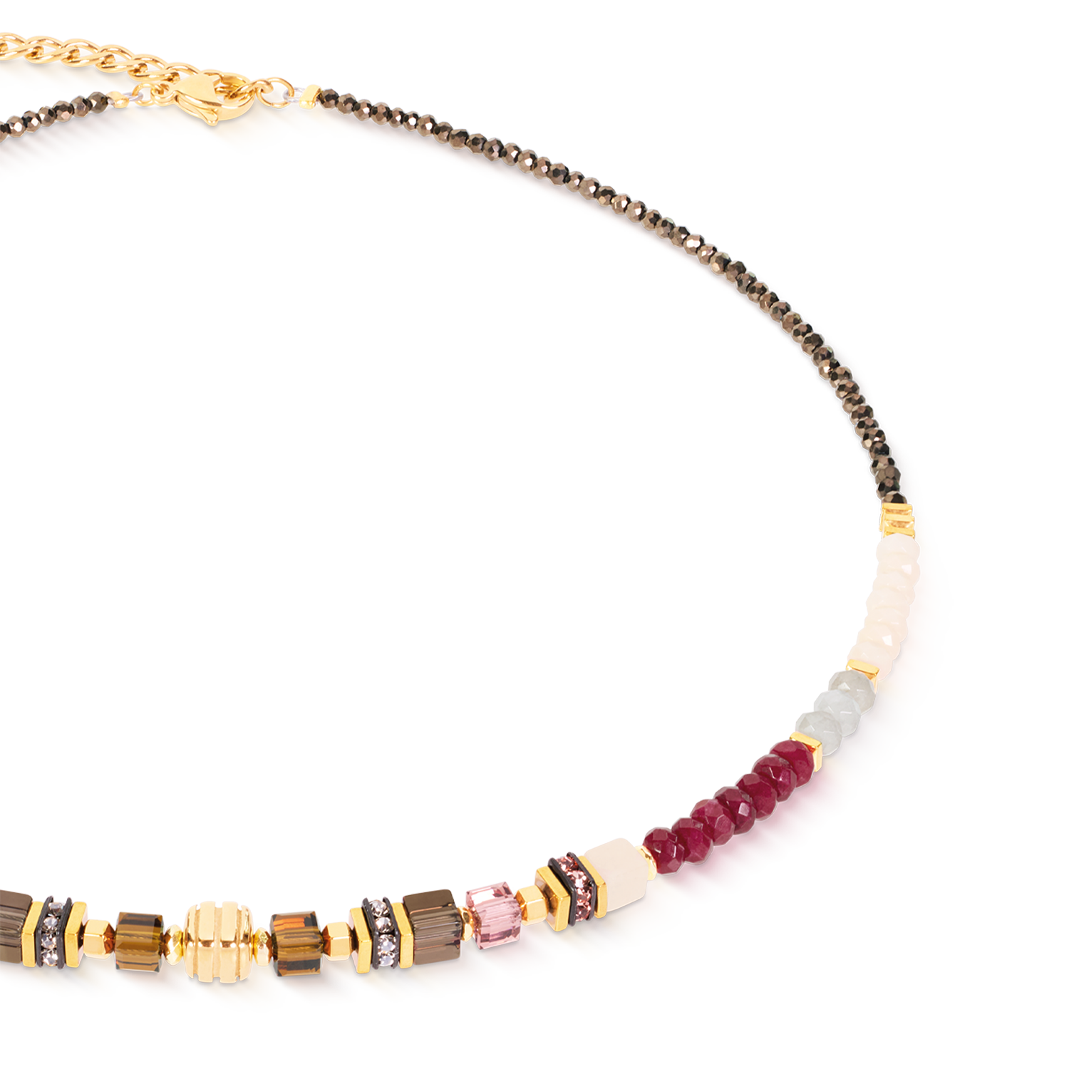 GeoCUBE® Precious Grace Necklace Rose Smoke