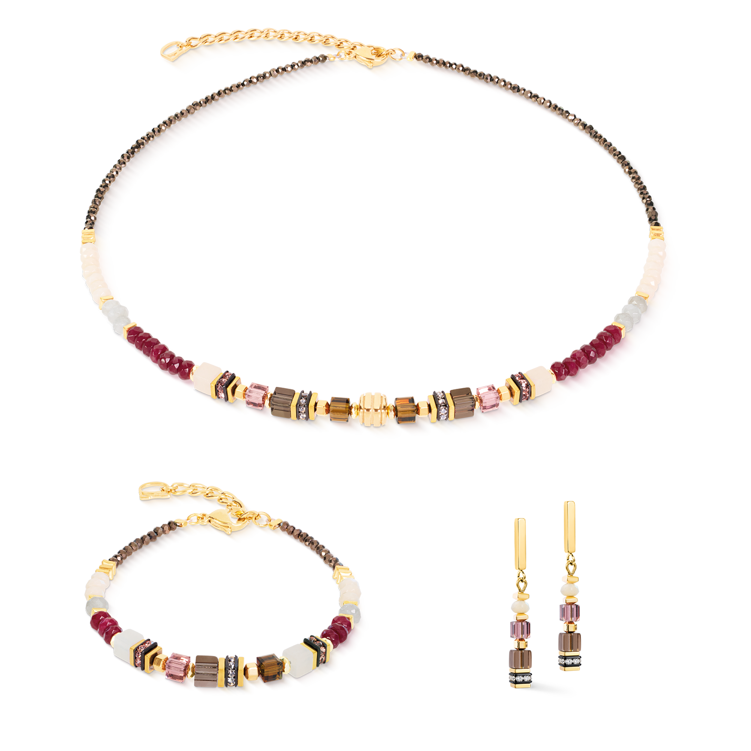 GeoCUBE® Precious Grace Bracelet Rose Smoke