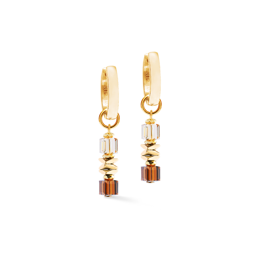 Hoop Wave Cube Flow gold-brown