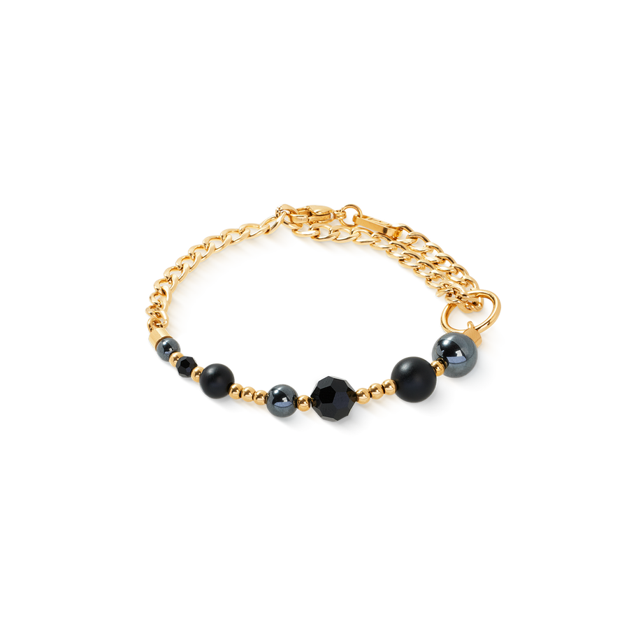 Bracelet Pure Spheres gold-black