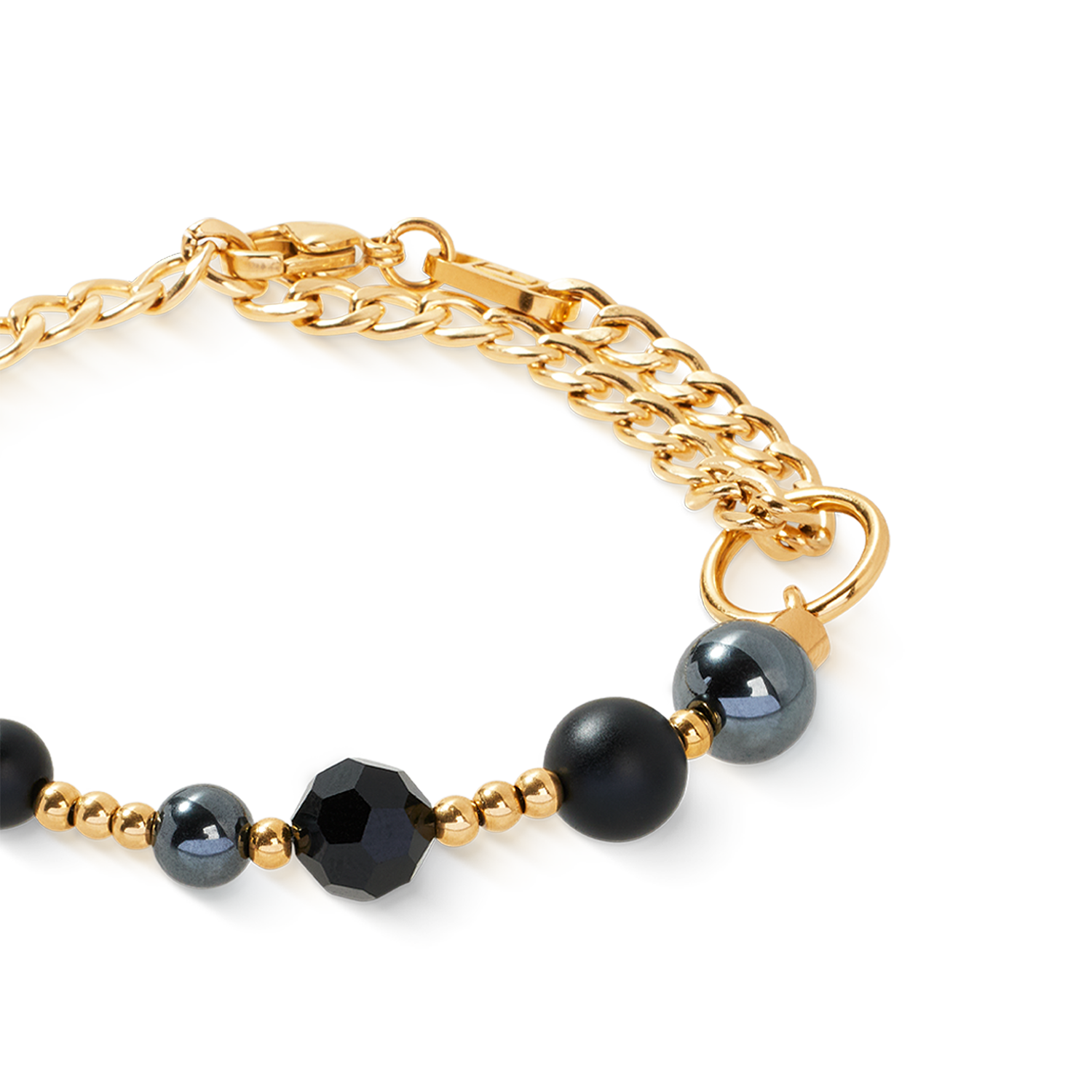 Bracelet Pure Spheres gold-black