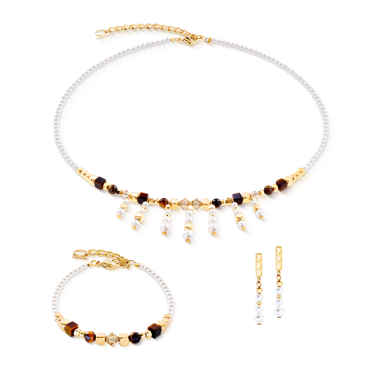 Bracelet Princess Sunray gold-brown