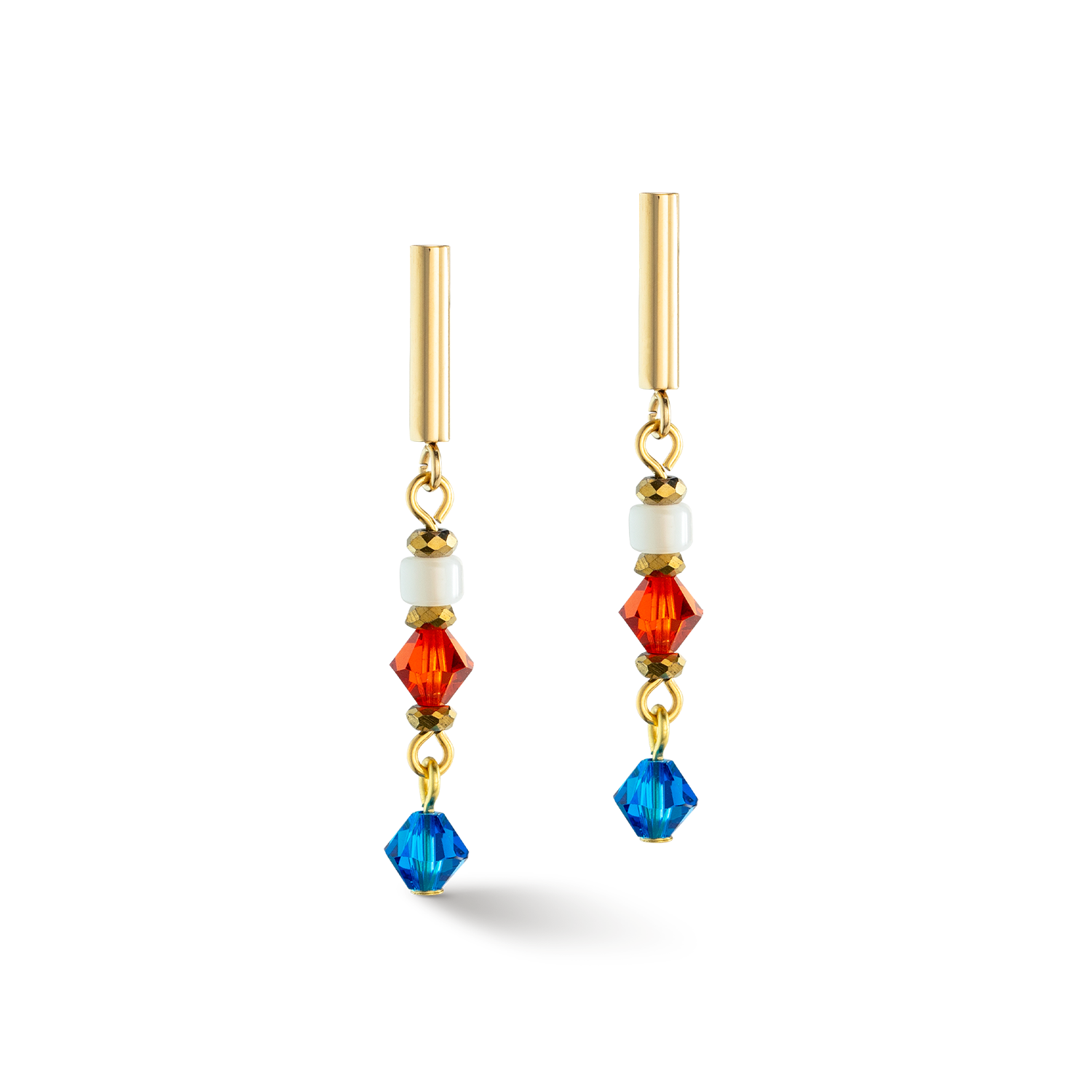 Princess Shape Mix earrings dopamine