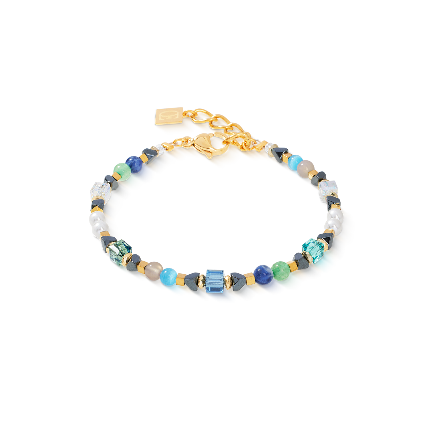 Bracelet Precious Shape Mix green-turquoise