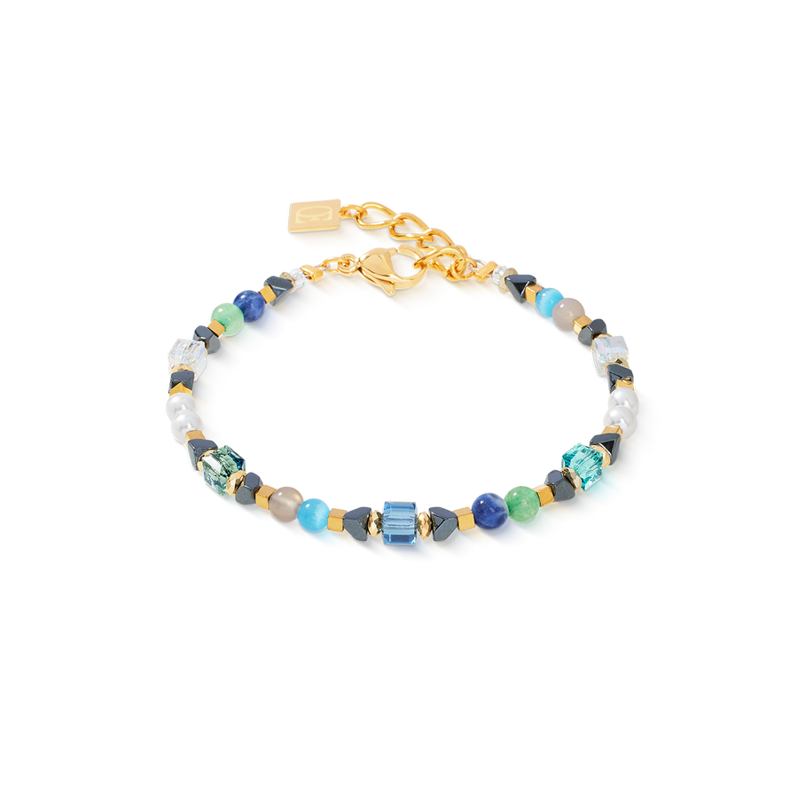 Bracelet Precious Shape Mix green-turquoise