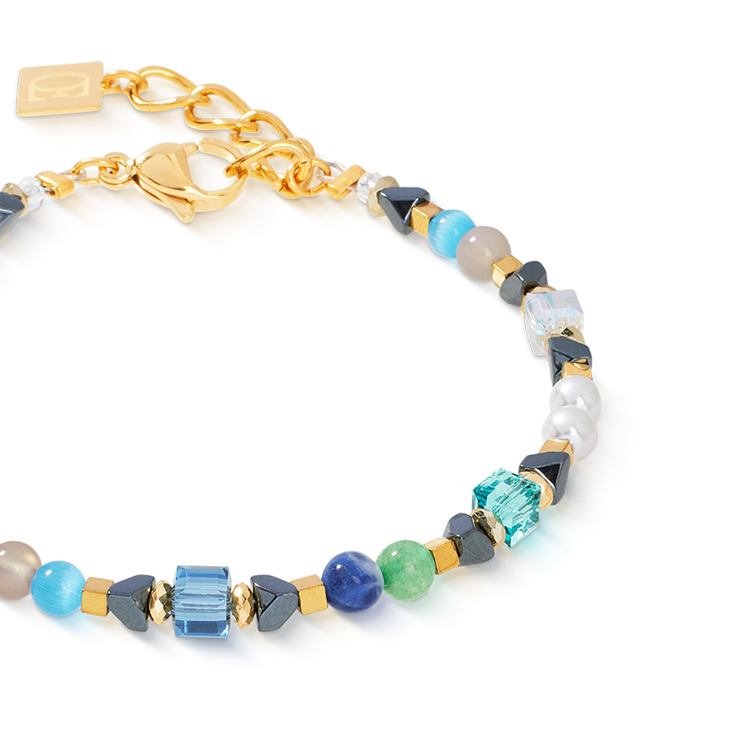 Bracelet Precious Shape Mix green-turquoise