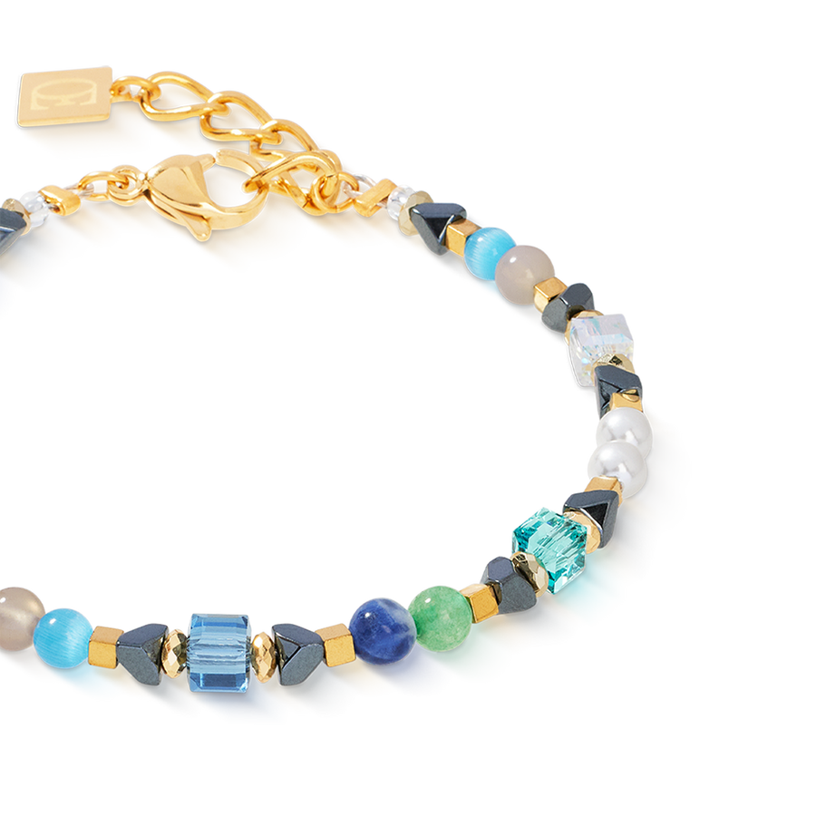 Bracelet Precious Shape Mix green-turquoise