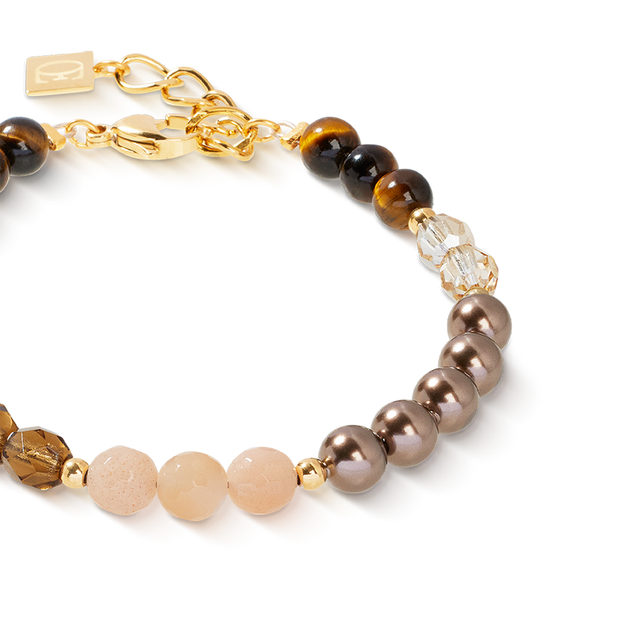 Bracelet Precious Elysia gold-brown