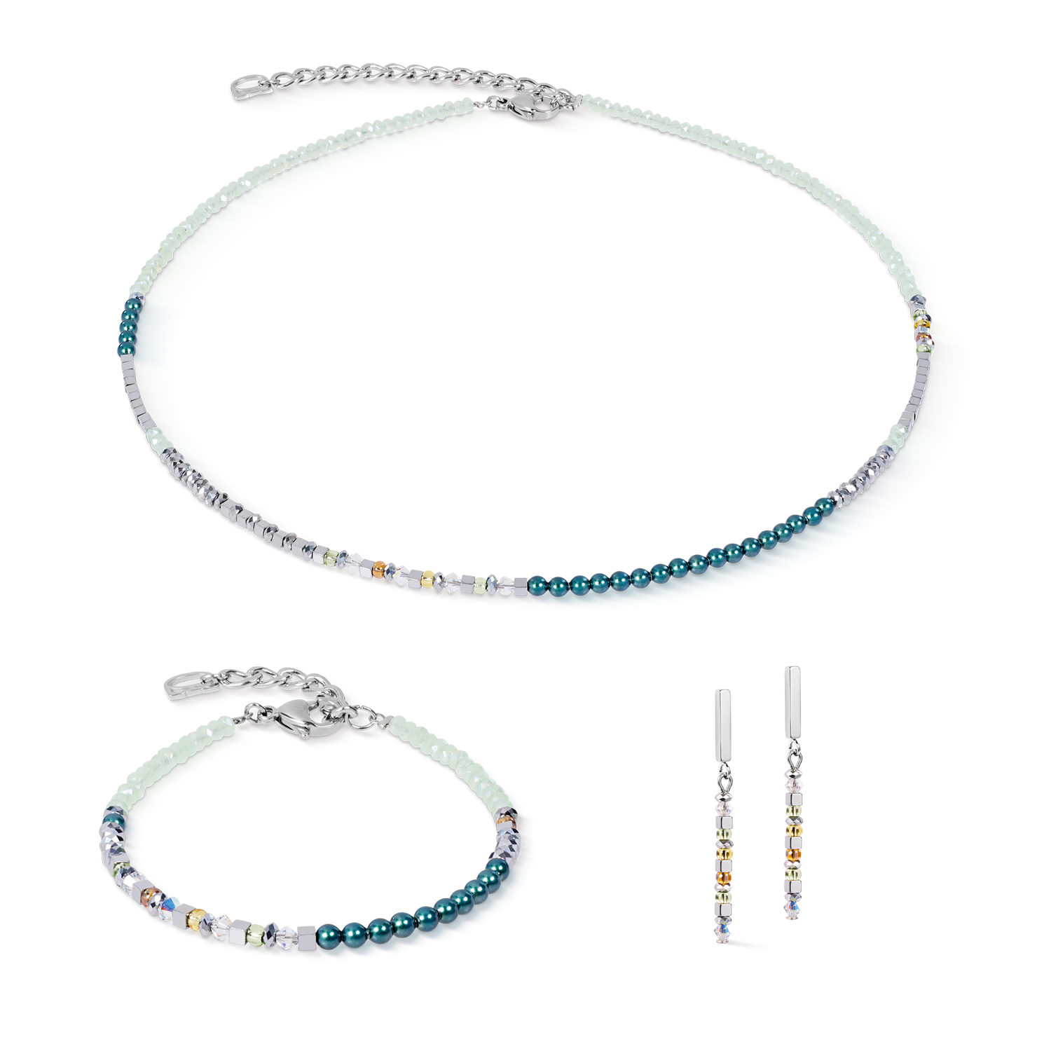 Bracelet Fusion Offset Graphic green-petrol
