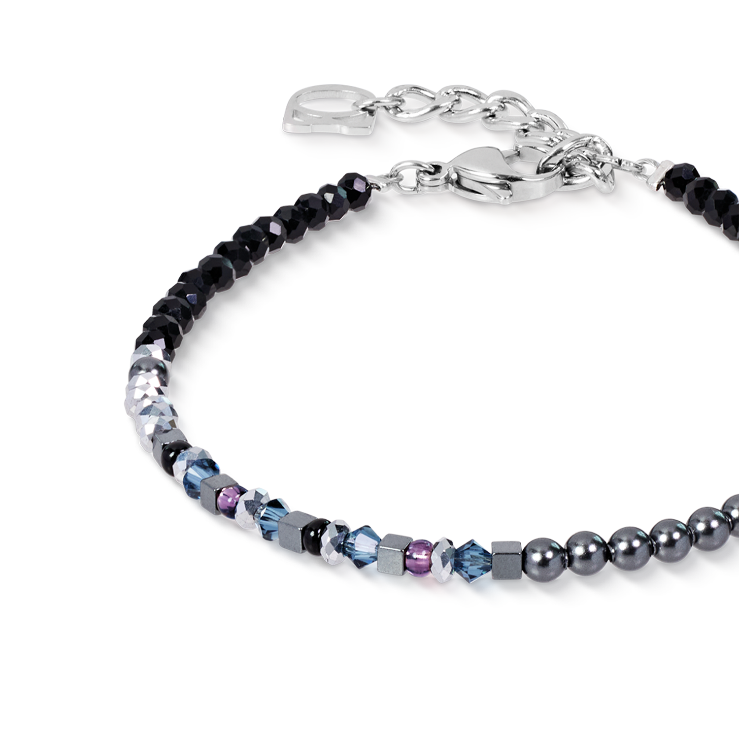 Bracelet Fusion Offset Graphic grey-black