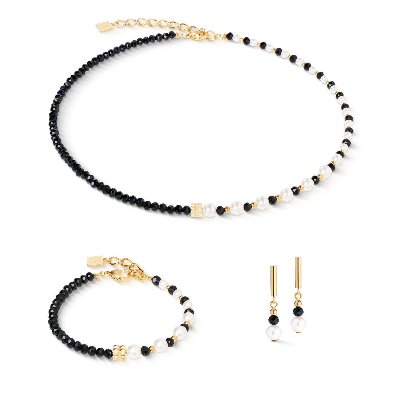 Earrings Trinity Spikes gold