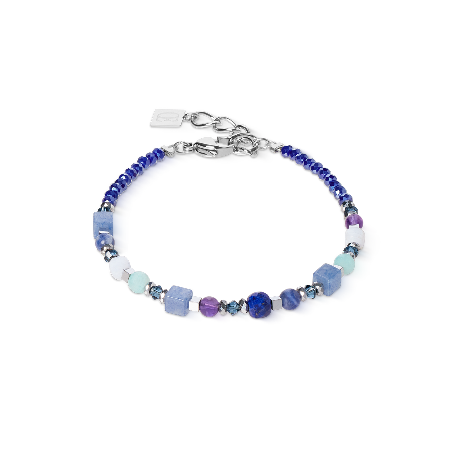 Bracelet Shape Mix Spikes Blue Moon