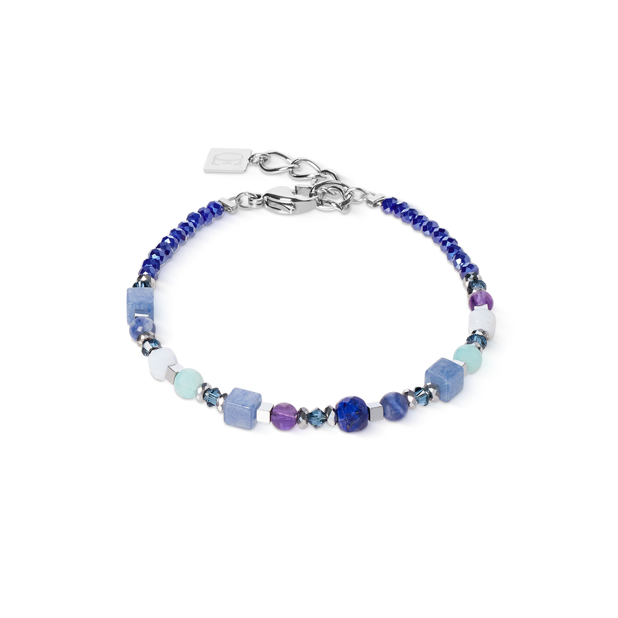 Bracelet Shape Mix Spikes Blue Moon