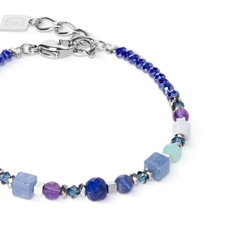 Bracelet Shape Mix Spikes Blue Moon