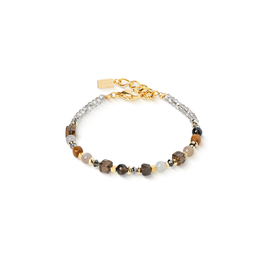 Bracelet Shape Mix Spikes Smoky Glow