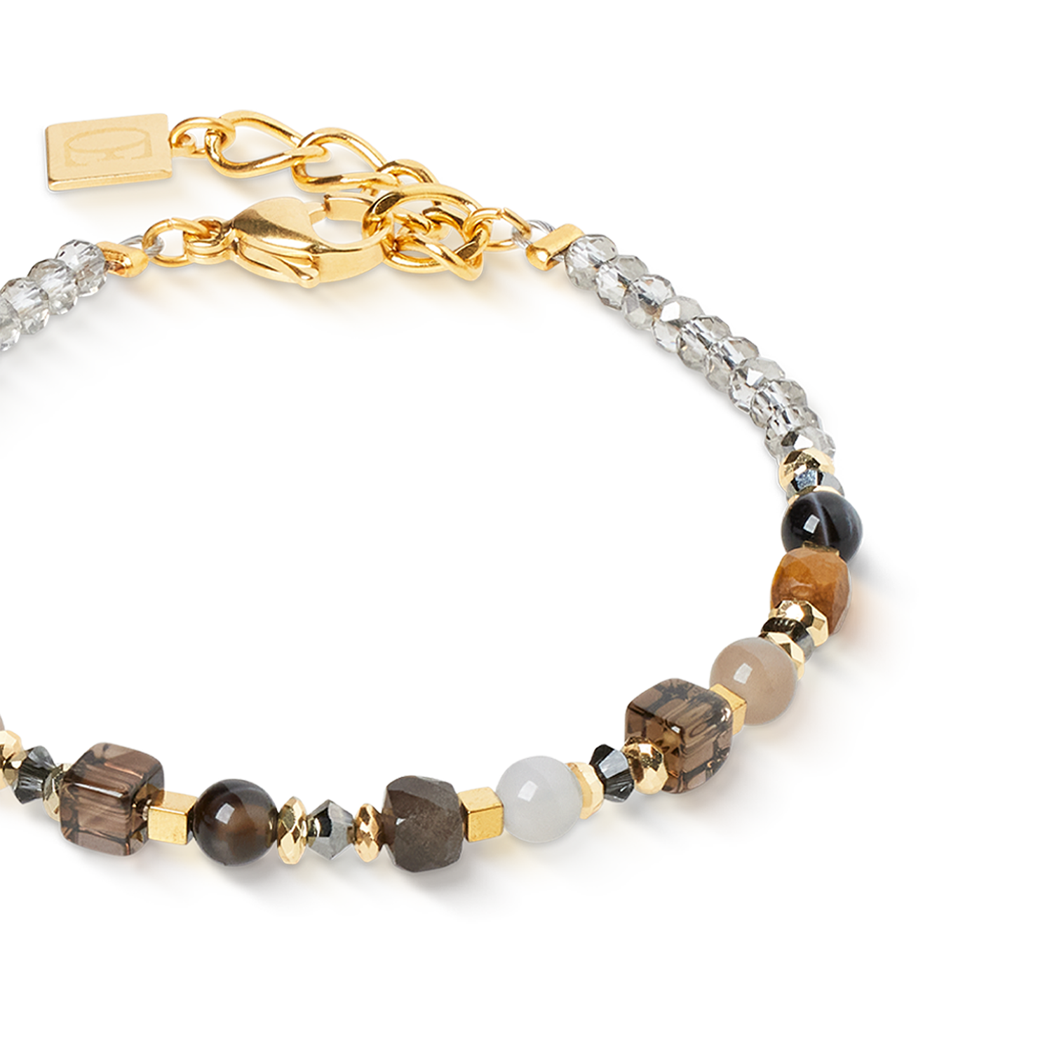 Bracelet Shape Mix Spikes Smoky Glow