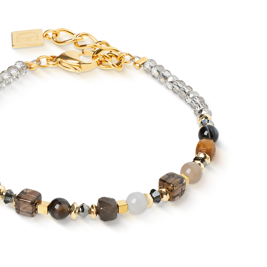 Bracelet Shape Mix Spikes Smoky Glow