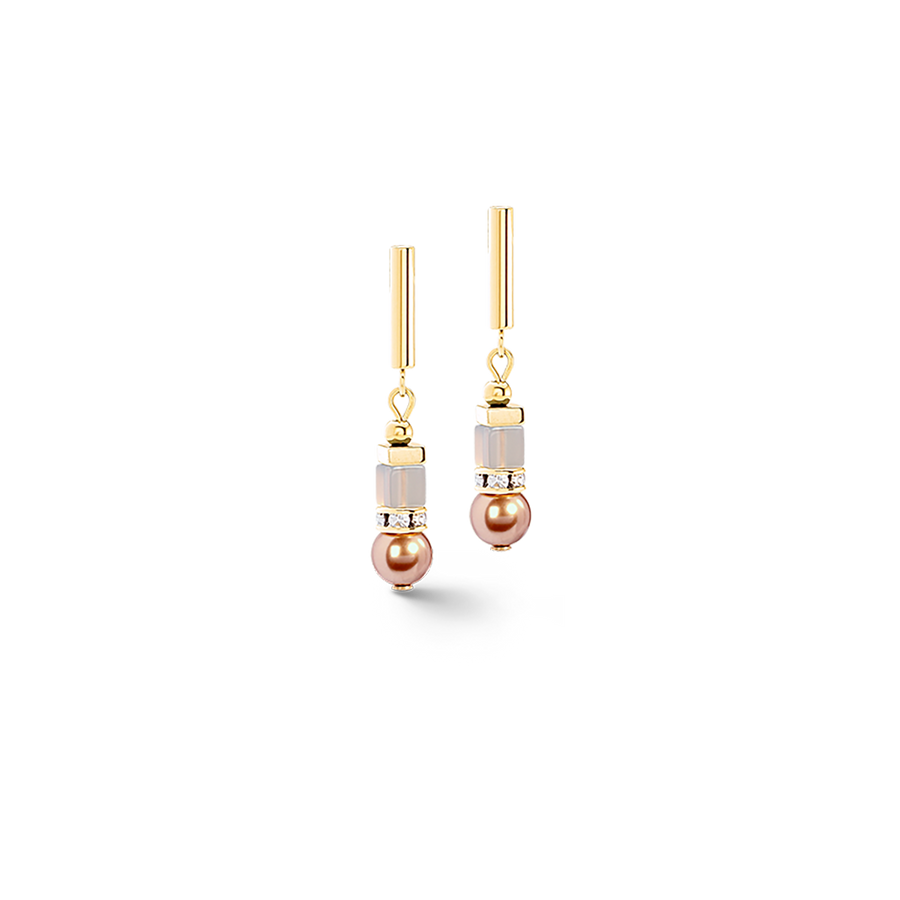 Precious Fusion Offset earring champagne-blush
