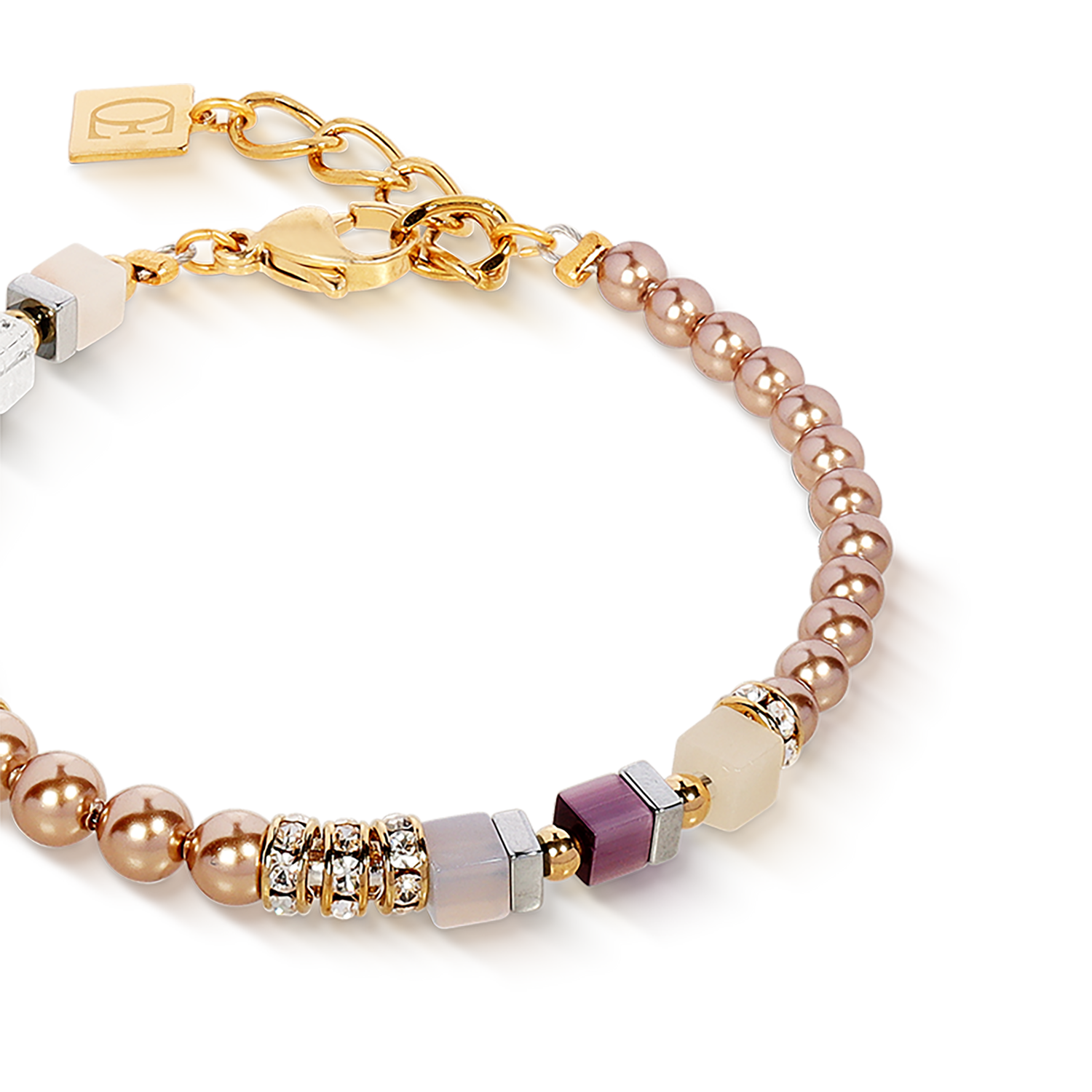 Precious Fusion Offset bracelet champagne-blush