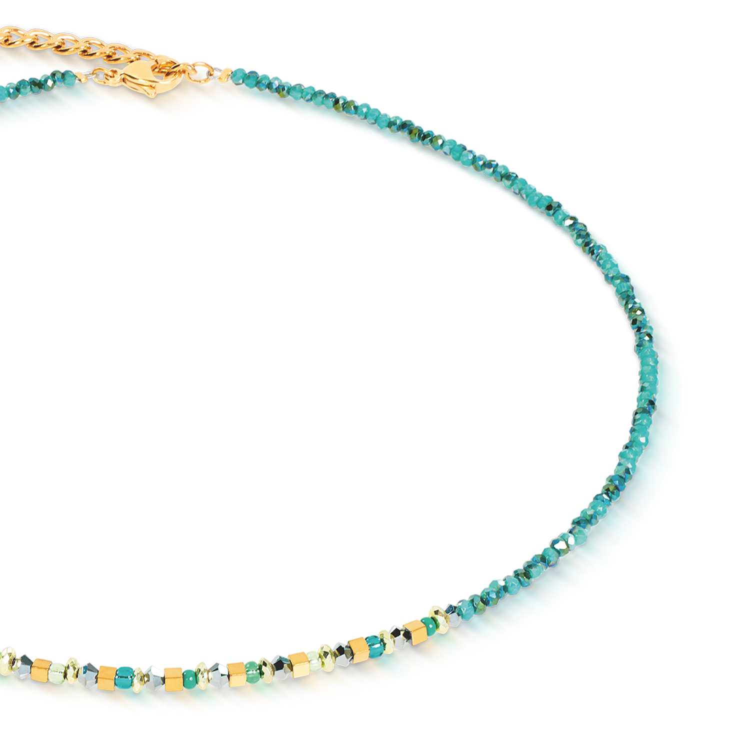 Necklace Golden Whisper green-gold