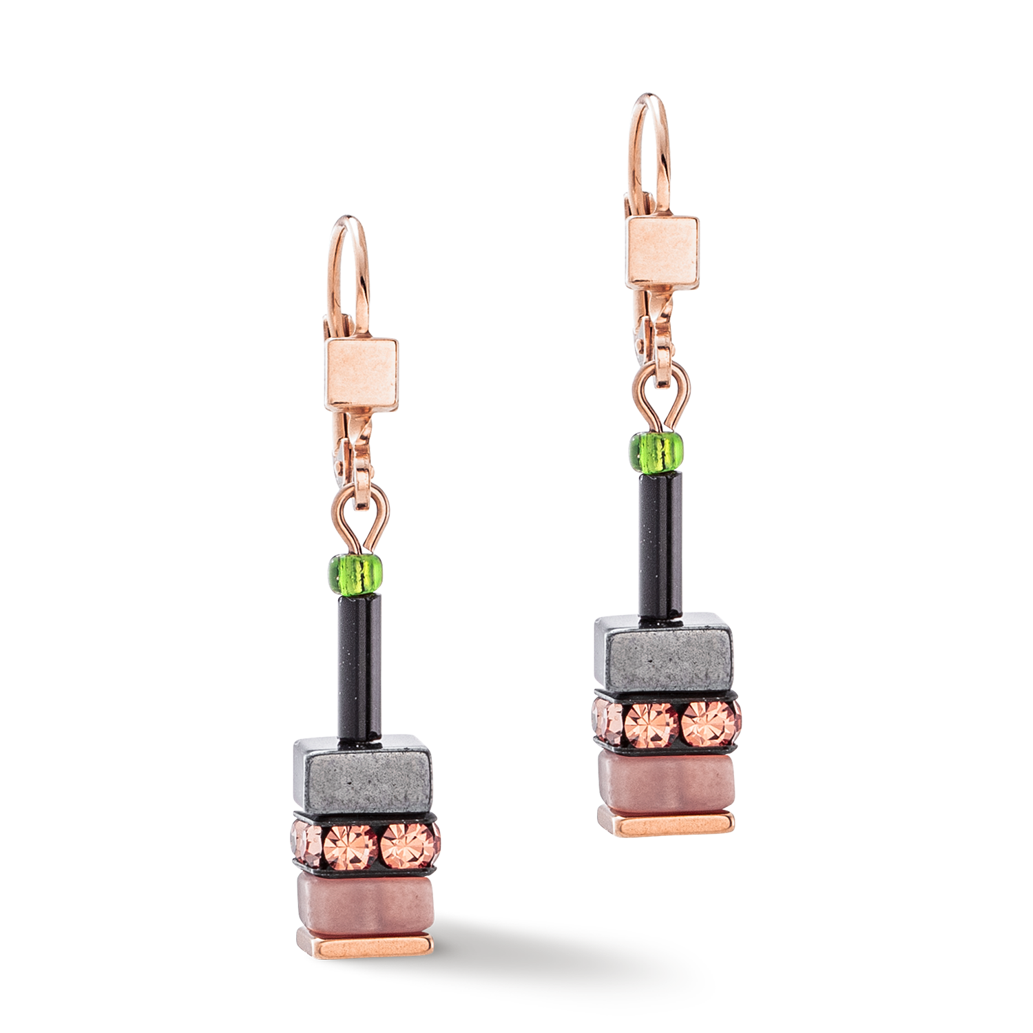 Sparkling Classic Elements earrings rose gold-autumn